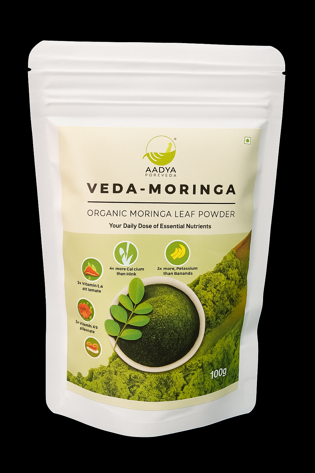 Veda-Moringa – Moringa Leaf Powder (100g)